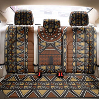 Mali Mud Cloth African Village Back Car Seat Cover Ethnic Geometry Style - Wonder Print Shop