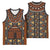 Mali Mud Cloth African Village Basketball Jersey Ethnic Geometry Style - Wonder Print Shop