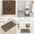 Mali Mud Cloth African Village Bathroom Set Ethnic Geometry Style - Wonder Print Shop