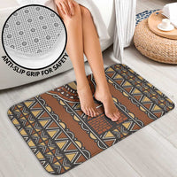 Mali Mud Cloth African Village Bathroom Set Ethnic Geometry Style - Wonder Print Shop