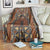 Mali Mud Cloth African Village Blanket Ethnic Geometry Style - Wonder Print Shop