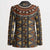 Mali Mud Cloth African Village Blazer Ethnic Geometry Style - Wonder Print Shop