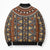 Mali Mud Cloth African Village Bomber Puffer Jacket Ethnic Geometry Style - Wonder Print Shop