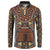 Mali Mud Cloth African Village Button Sweatshirt Ethnic Geometry Style - Wonder Print Shop