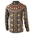 Mali Mud Cloth African Village Button Sweatshirt Ethnic Geometry Style - Wonder Print Shop