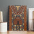 Mali Mud Cloth African Village Canvas Wall Art Ethnic Geometry Style - Wonder Print Shop