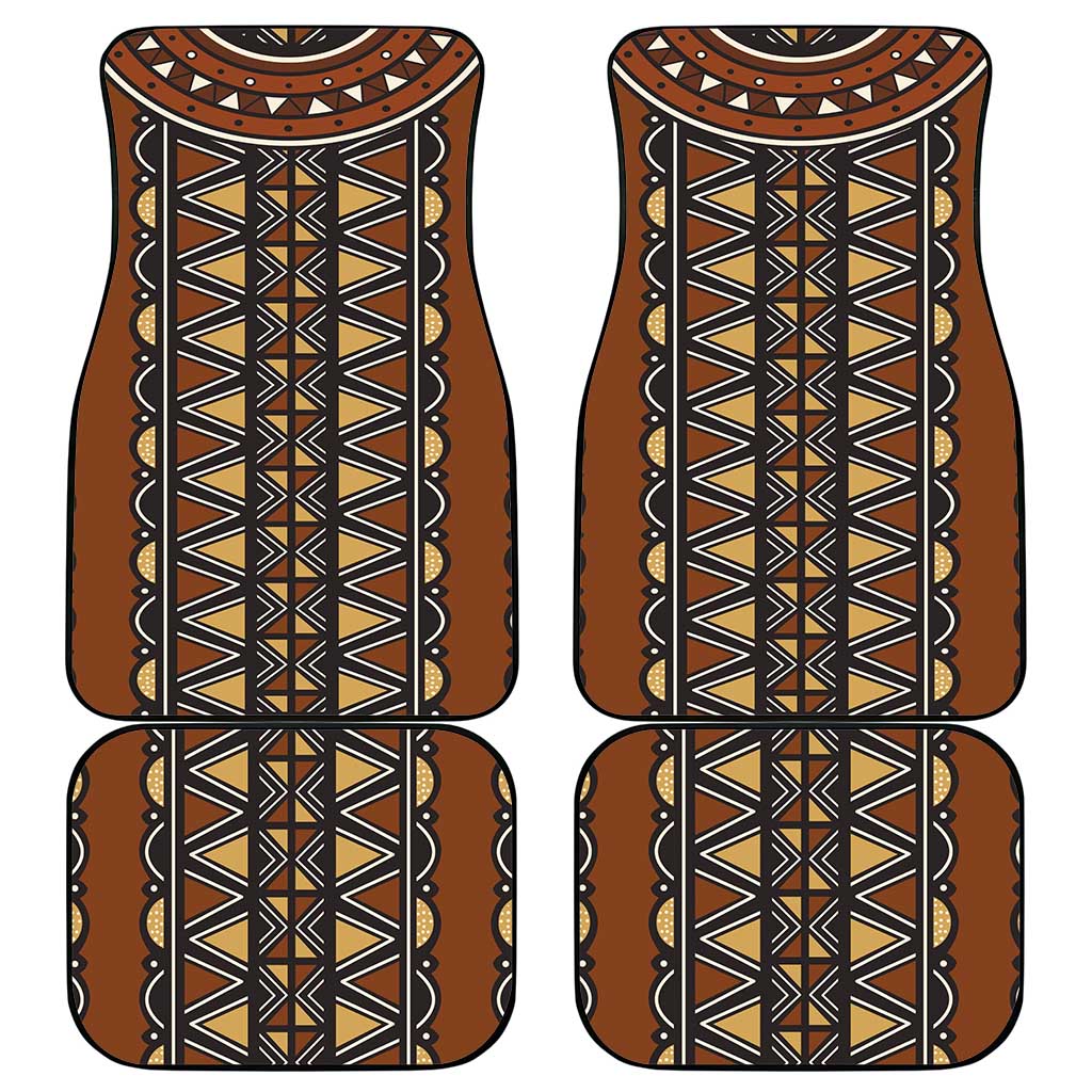 Mali Mud Cloth African Village Car Mats Ethnic Geometry Style - Wonder Print Shop