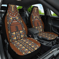 Mali Mud Cloth African Village Car Seat Cover Ethnic Geometry Style - Wonder Print Shop