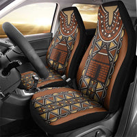 Mali Mud Cloth African Village Car Seat Cover Ethnic Geometry Style - Wonder Print Shop