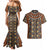 Mali Mud Cloth African Village Couples Matching Mermaid Dress and Hawaiian Shirt Ethnic Geometry Style - Wonder Print Shop