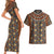 Mali Mud Cloth African Village Couples Matching Short Sleeve Bodycon Dress and Hawaiian Shirt Ethnic Geometry Style - Wonder Print Shop