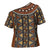 Mali Mud Cloth African Village Cross Shoulder Shirt Ethnic Geometry Style - Wonder Print Shop