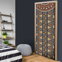 Mali Mud Cloth African Village Door Cover Ethnic Geometry Style - Wonder Print Shop