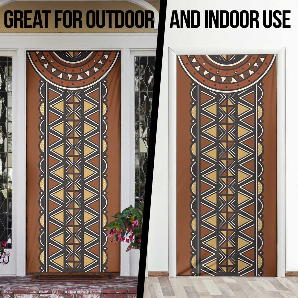 Mali Mud Cloth African Village Door Cover Ethnic Geometry Style - Wonder Print Shop