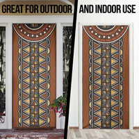 Mali Mud Cloth African Village Door Cover Ethnic Geometry Style - Wonder Print Shop