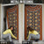 Mali Mud Cloth African Village Door Cover Ethnic Geometry Style - Wonder Print Shop