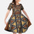 Mali Mud Cloth African Village Family Matching Long Sleeve Bodycon Dress and Hawaiian Shirt Ethnic Geometry Style - Wonder Print Shop