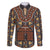 Mali Mud Cloth African Village Family Matching Long Sleeve Bodycon Dress and Hawaiian Shirt Ethnic Geometry Style - Wonder Print Shop
