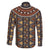 Mali Mud Cloth African Village Family Matching Long Sleeve Bodycon Dress and Hawaiian Shirt Ethnic Geometry Style - Wonder Print Shop