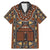 Mali Mud Cloth African Village Family Matching Mermaid Dress and Hawaiian Shirt Ethnic Geometry Style - Wonder Print Shop