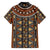 Mali Mud Cloth African Village Family Matching Off The Shoulder Long Sleeve Dress and Hawaiian Shirt Ethnic Geometry Style - Wonder Print Shop