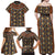 Mali Mud Cloth African Village Family Matching Off Shoulder Maxi Dress and Hawaiian Shirt Ethnic Geometry Style - Wonder Print Shop