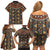 Mali Mud Cloth African Village Family Matching Off Shoulder Short Dress and Hawaiian Shirt Ethnic Geometry Style - Wonder Print Shop