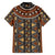 Mali Mud Cloth African Village Family Matching Short Sleeve Bodycon Dress and Hawaiian Shirt Ethnic Geometry Style - Wonder Print Shop