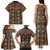 Mali Mud Cloth African Village Family Matching Tank Maxi Dress and Hawaiian Shirt Ethnic Geometry Style - Wonder Print Shop