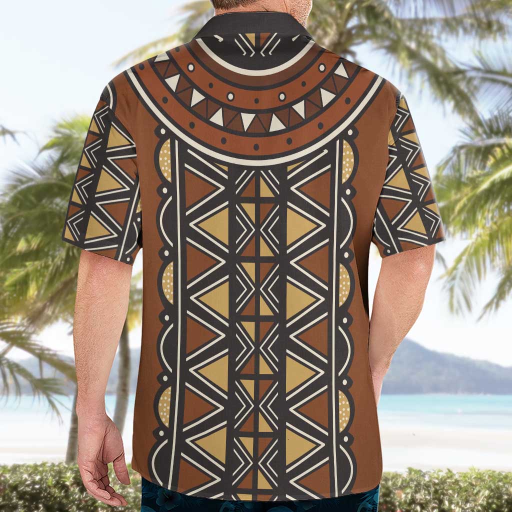 Mali Mud Cloth African Village Hawaiian Shirt Ethnic Geometry Style - Wonder Print Shop