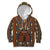 Mali Mud Cloth African Village Kid Hoodie Ethnic Geometry Style - Wonder Print Shop