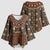 Mali Mud Cloth African Village Kimono Sleeve Blouse Ethnic Geometry Style - Wonder Print Shop