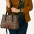 Mali Mud Cloth African Village Leather Bag Ethnic Geometry Style - Wonder Print Shop