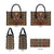 Mali Mud Cloth African Village Leather Bag Ethnic Geometry Style - Wonder Print Shop