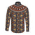 Mali Mud Cloth African Village Long Sleeve Button Shirt Ethnic Geometry Style - Wonder Print Shop