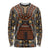 Mali Mud Cloth African Village Long Sleeve Shirt Ethnic Geometry Style - Wonder Print Shop