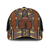 Mali Mud Cloth African Village Mesh Trucker Cap Ethnic Geometry Style - Wonder Print Shop