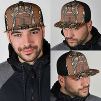 Mali Mud Cloth African Village Mesh Trucker Cap Ethnic Geometry Style - Wonder Print Shop