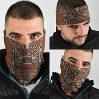 Mali Mud Cloth African Village Neck Gaiter Ethnic Geometry Style - Wonder Print Shop