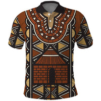 Mali Mud Cloth African Village Polo Shirt Ethnic Geometry Style - Wonder Print Shop