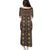Mali Mud Cloth African Village Puletasi Ethnic Geometry Style - Wonder Print Shop