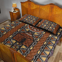 Mali Mud Cloth African Village Quilt Bed Set Ethnic Geometry Style - Wonder Print Shop
