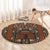 Mali Mud Cloth African Village Round Carpet Ethnic Geometry Style - Wonder Print Shop