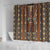 Mali Mud Cloth African Village Shower Curtain Ethnic Geometry Style - Wonder Print Shop