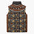Mali Mud Cloth African Village Sleeveless Puffer Jacket Ethnic Geometry Style - Wonder Print Shop