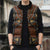Mali Mud Cloth African Village Sleeveless Puffer Jacket Ethnic Geometry Style - Wonder Print Shop