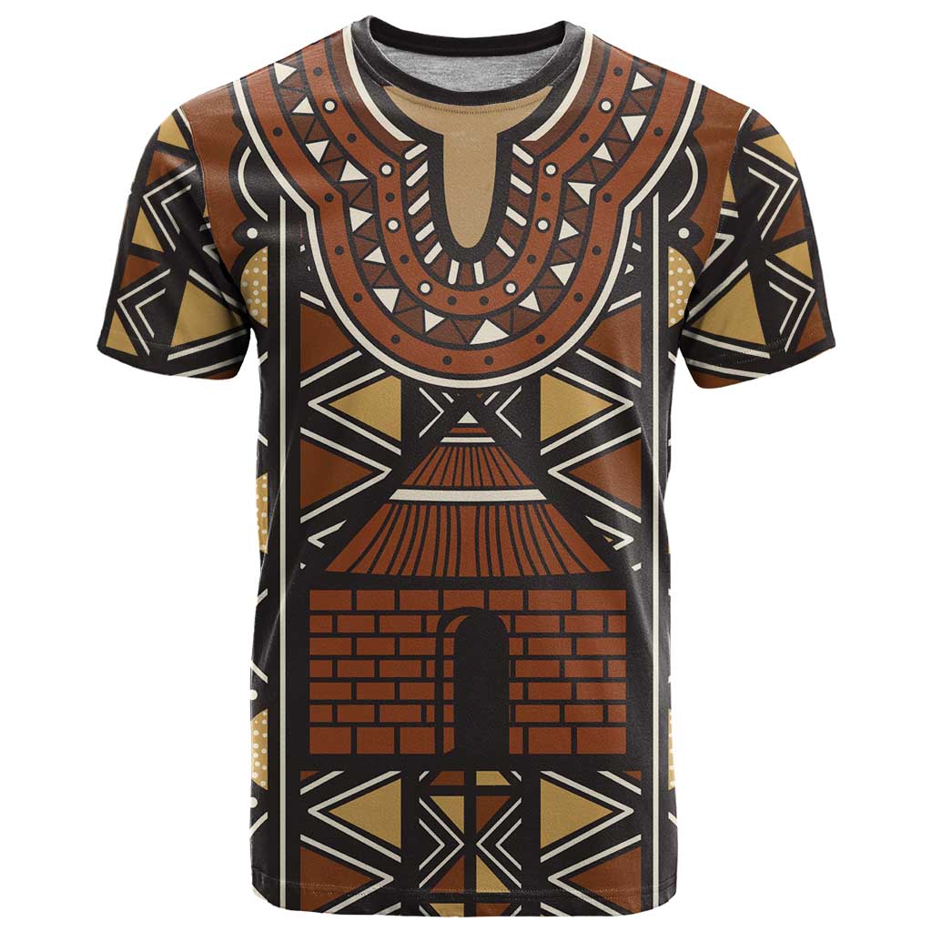 Mali Mud Cloth African Village T Shirt Ethnic Geometry Style - Wonder Print Shop