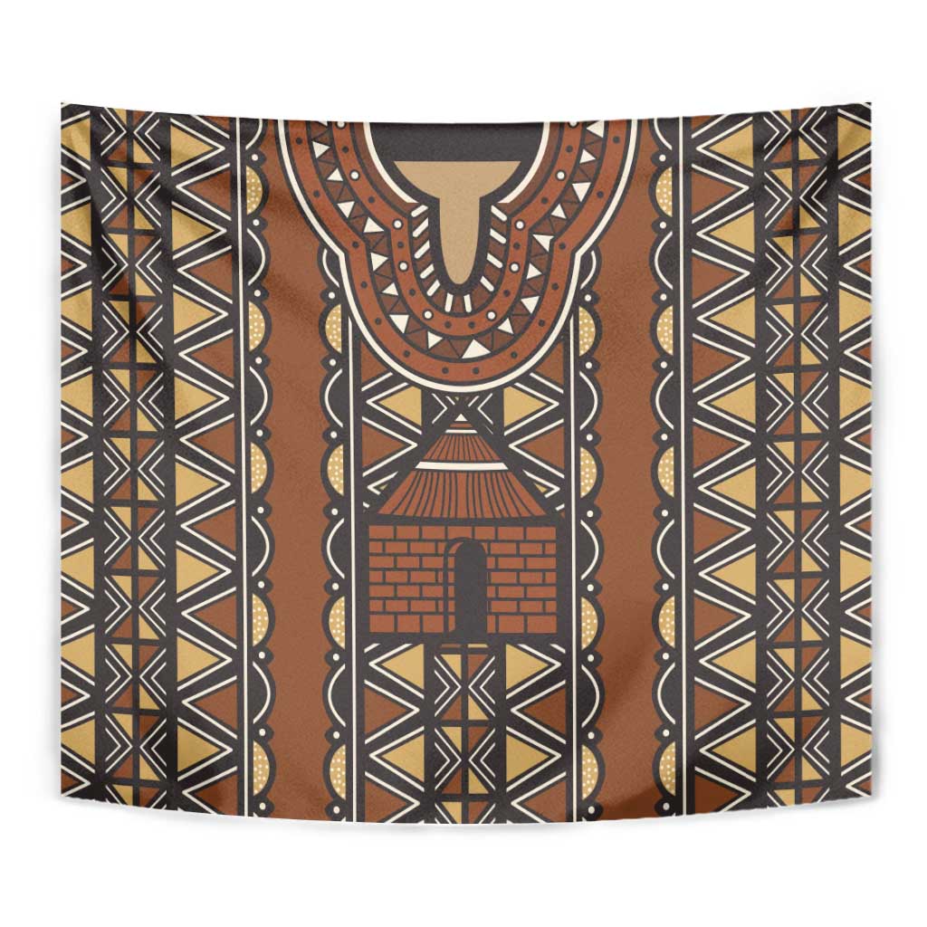 Mali Mud Cloth African Village Tapestry Ethnic Geometry Style - Wonder Print Shop
