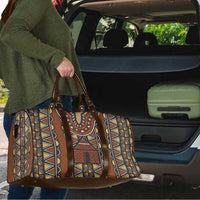 Mali Mud Cloth African Village Travel Bag Ethnic Geometry Style - Wonder Print Shop