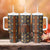 Mali Mud Cloth African Village Tumbler With Handle Ethnic Geometry Style - Wonder Print Shop